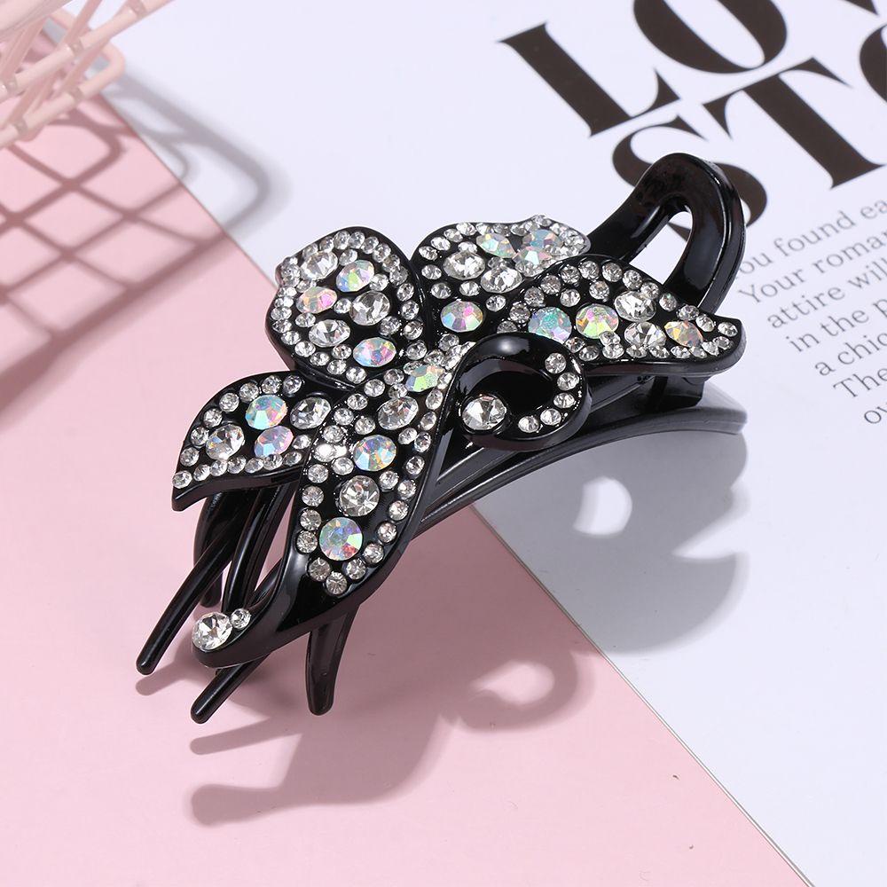 Kẹp Tóc Nữ Hình Hoa Xinh Xắn|Kẹp Tóc Đính Đá Lấp Lánh Thời Trang