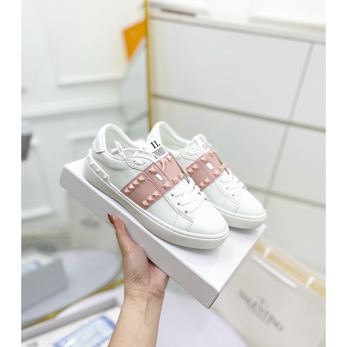 Giày thể thao valen viền ngang tán đinh fullbox