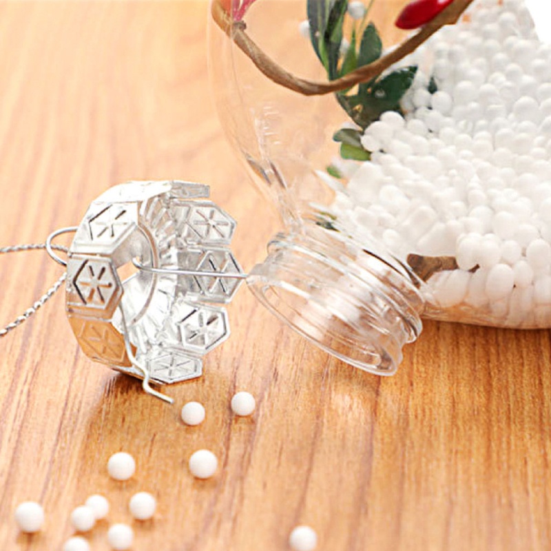 10 quả châu trong suốt trang trí cây thông Noel độc đáo