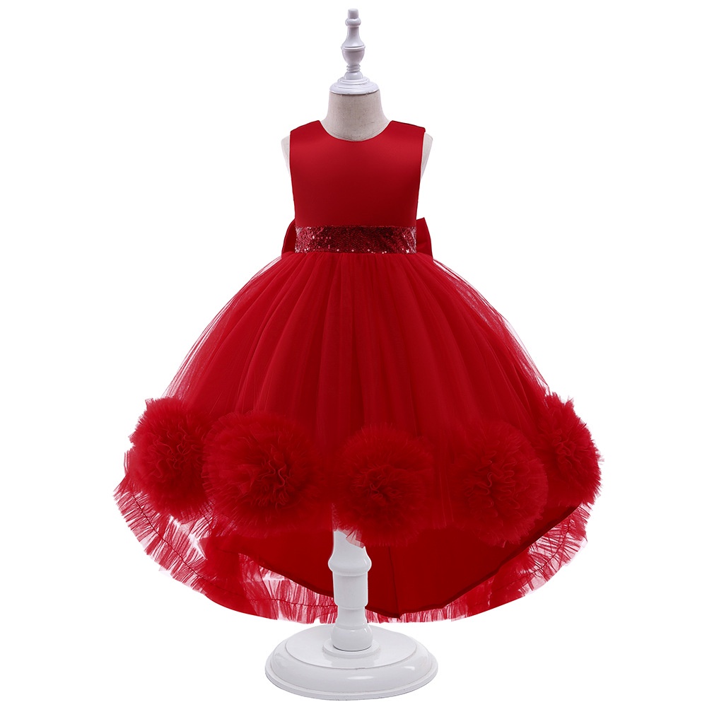 DC21 Size110-150 (13-35kg) Đầm công chúa cao cấp (Đầm voan xoè vải lụa dự tiệc đám cưới) hàng quảng châu