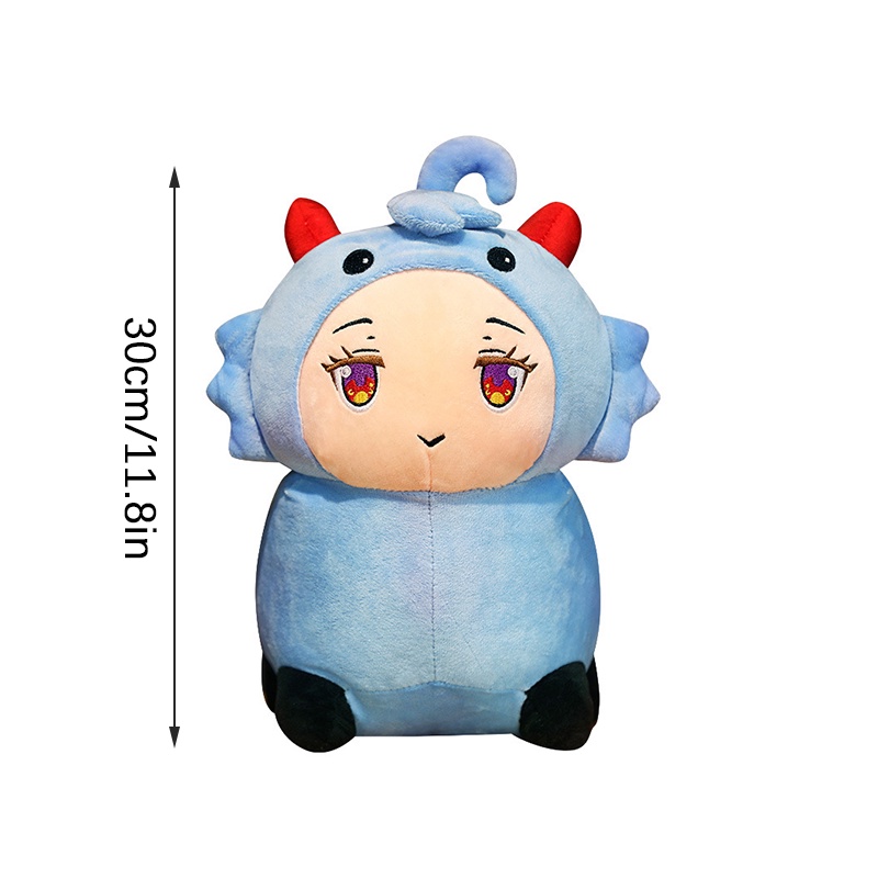 Đồ chơi nhồi bông hình cừu Genshin Impact Ganyu dễ thương phù hợp làm quà tặng 30cm