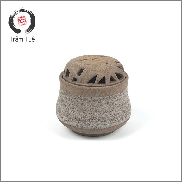 Lư xông trầm ⚡️GỐM BÁT TRÀNG⚡️ Dụng cụ đốt trầm, lư gốm, được đặt làm riêng từ gốm Bát Tràng, chuẩn thuần Việt