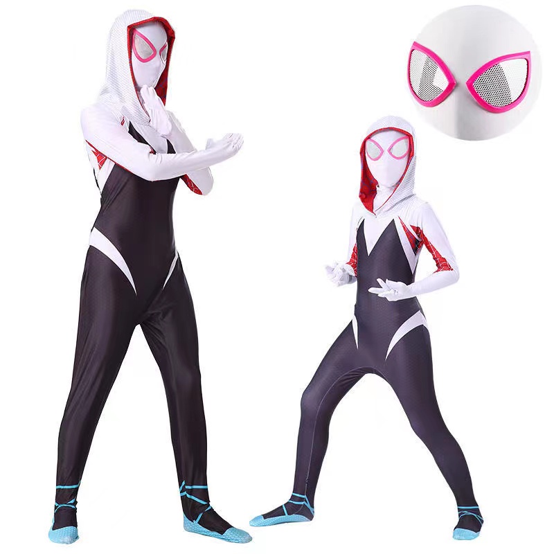 【Suge】Bộ Đồ Hóa Trang Venom / Người Nhện / Người Sắt Phong Cách Halloween 3D Độc Đáo Cho Bé