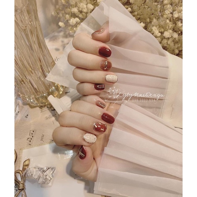 Tay áo chụp nail chất voan cứng sang chảnh , phụ kiện chụp ảnh nail trang sức