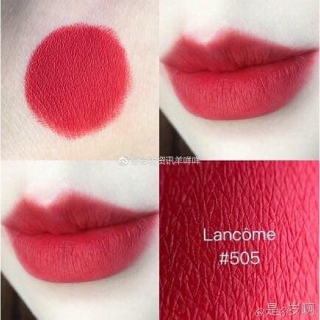 [HÀNG SIÊU SALE] Son Lì Lancôme Lâu Trôi 505 Adoration Màu Đỏ Cam | BigBuy360 - bigbuy360.vn