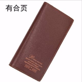 Ví Da Nam Dáng Dài Siêu Mỏng Có Khóa Kéo Thời Trang