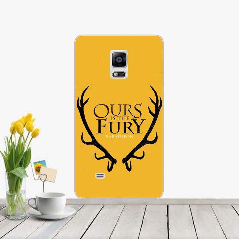 Ốp lưng Bằng Silicone Mềm In Họa Tiết Hoa Lá Cho Samsung Galaxy Note Edge N9150 N915 Sm-N915F