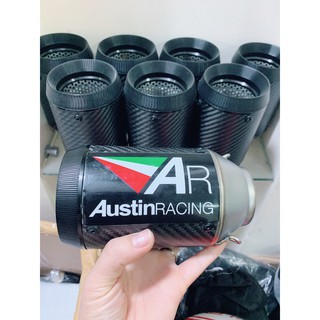 Pô AR AustinRacing full carbon và bạc