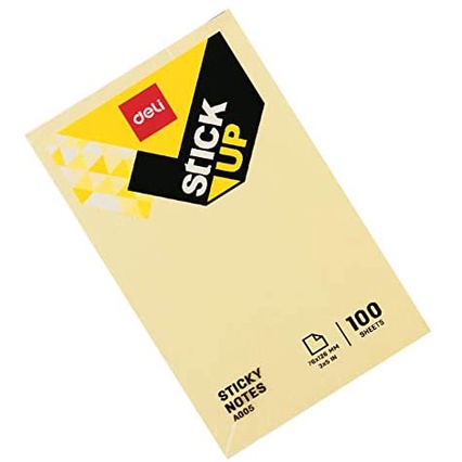 Giấy nhớ vàng 3 x 2 Deli - A00253
