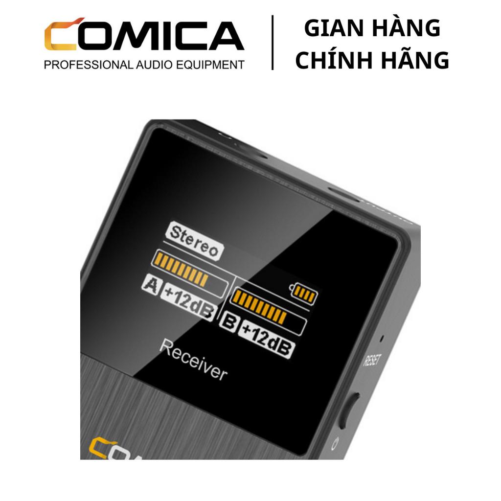 COMICA BOOMX-D D1 / D2 - Mic Thu Âm Không Dây Cho Điện Thoại & Máy Ảnh - Hàng Chính Hãng / Bảo Hành 12 Tháng
