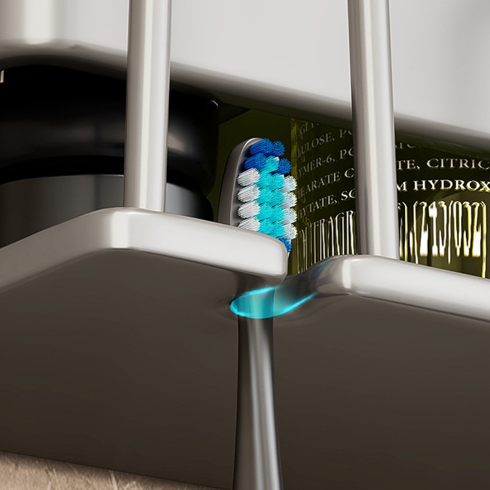 Giá Đỡ Bàn Chải Đánh Răng Tự Dính Gắn Tường Tiện Lợi