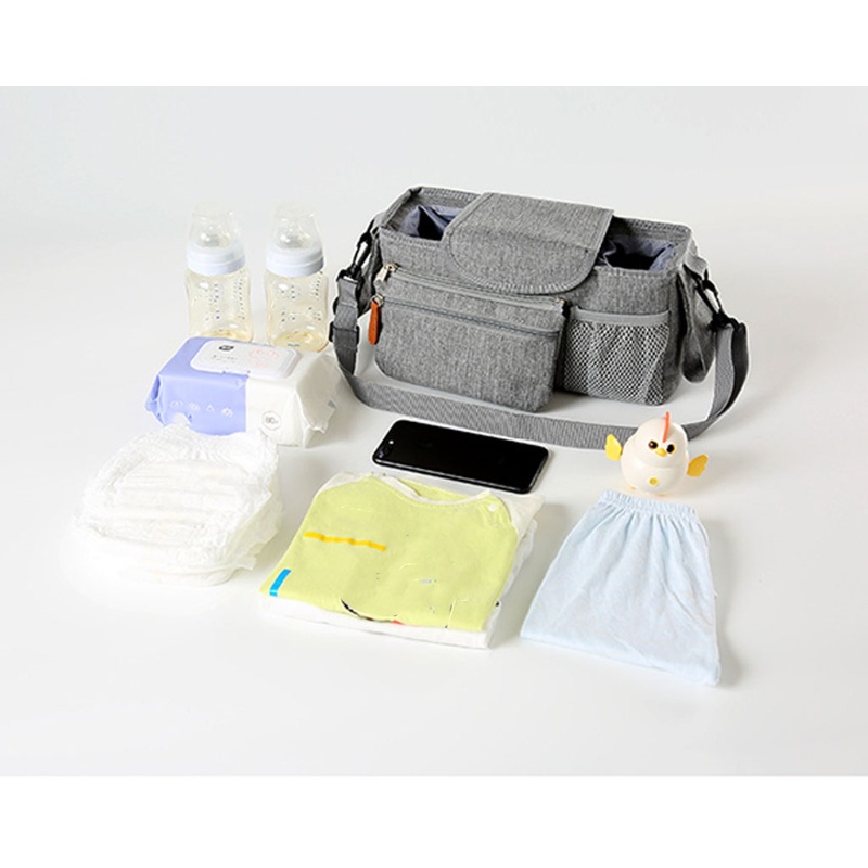 Haha Túi Đựng Đồ Gắn Xe Đẩy Em Bé Thiết Kế Nhỏ Gọn Phù Hợp Với Hầu Hết