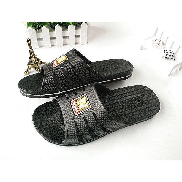 Dép quai ngang nam Chữ N Sport đơn giản có 2 màu