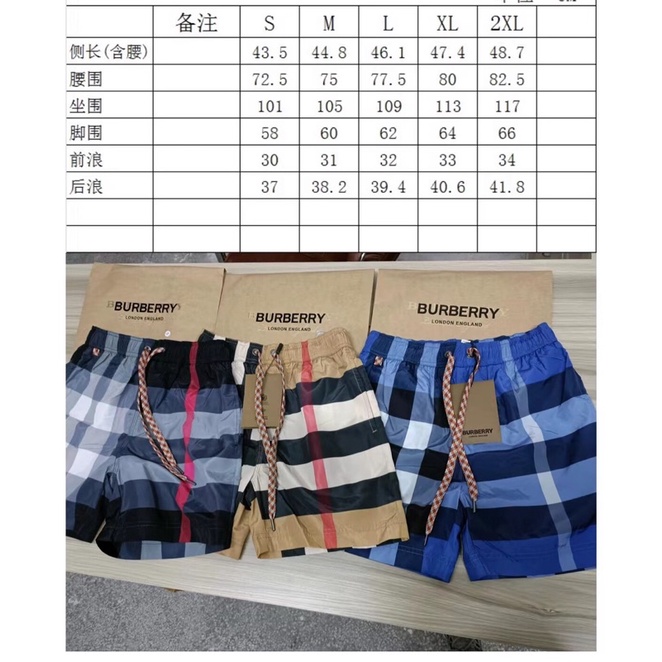 Quần short kẻ sọc mẫu mới hè cho nam thương hiệu Burberry 2022 cao cấp