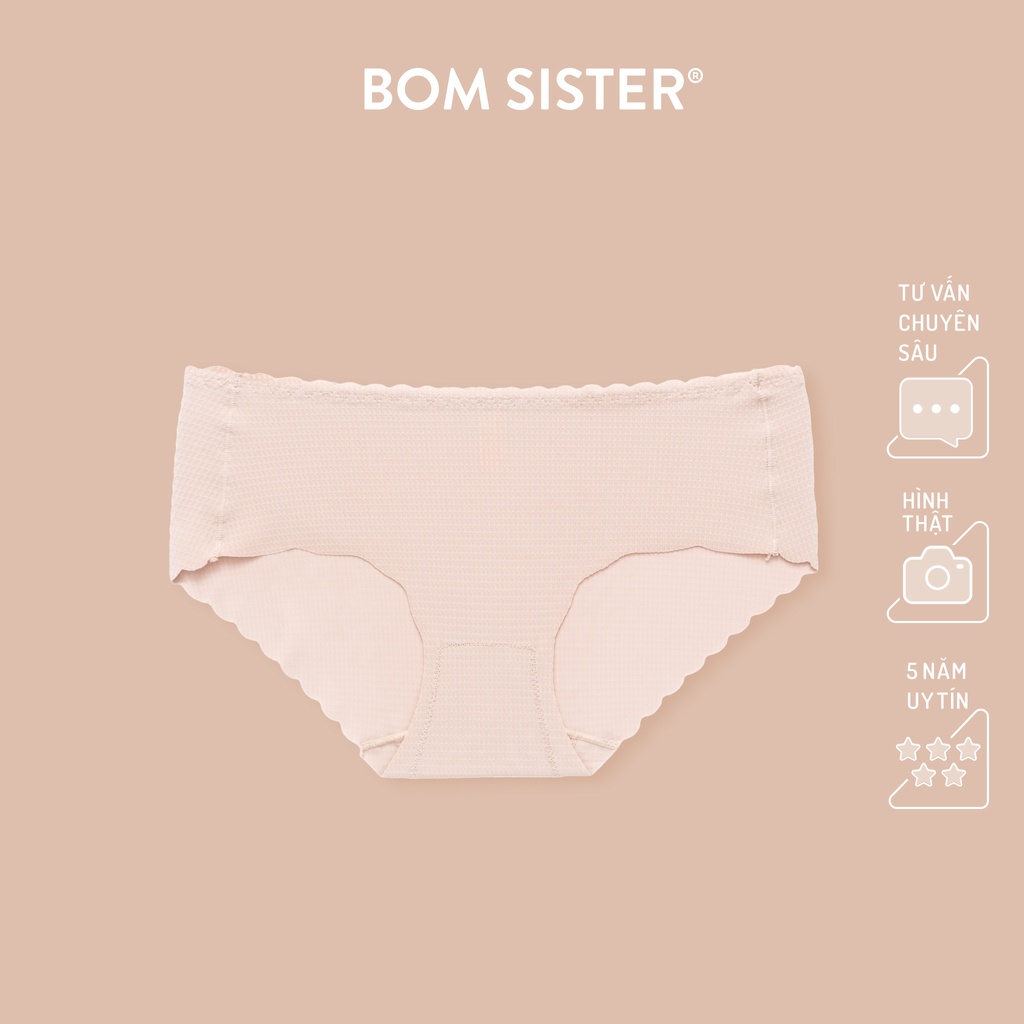 Quần lót su cắt viền màu trơn BOM SISTER Q2208 | BigBuy360 - bigbuy360.vn