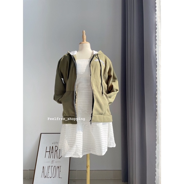 Áo Hoodie Zip Lót Bông Mặc Đi Học Đi Chơi (Hình Thật)