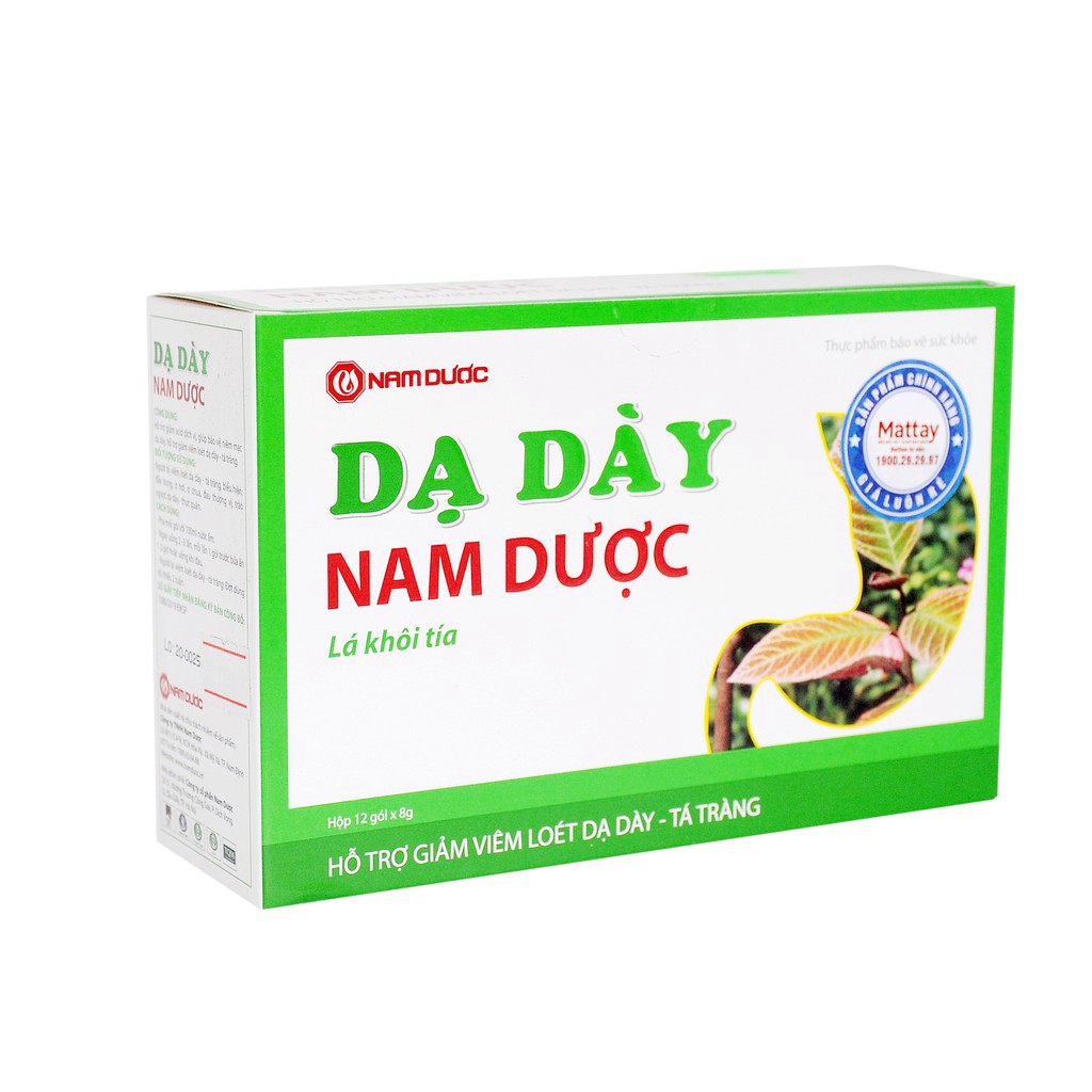 ✅  Dạ Dày Nam Dược - Hộp 12 Gói - Hỗ Trợ Giảm Viêm Loét Dạ Dày, Tá Tràng  [Date xa]