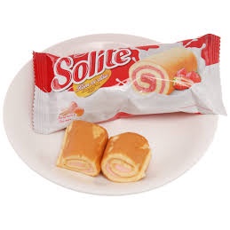Bánh Solite bông lan cuộn đủ vị 360g - Thùng 12 hộp - Đại lý sỉ - date mới