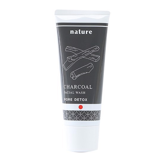 Sữa rửa mặt se khít lỗ chân lông than hoạt tính Naris Charcoal Nature 100gr Nhật Bản