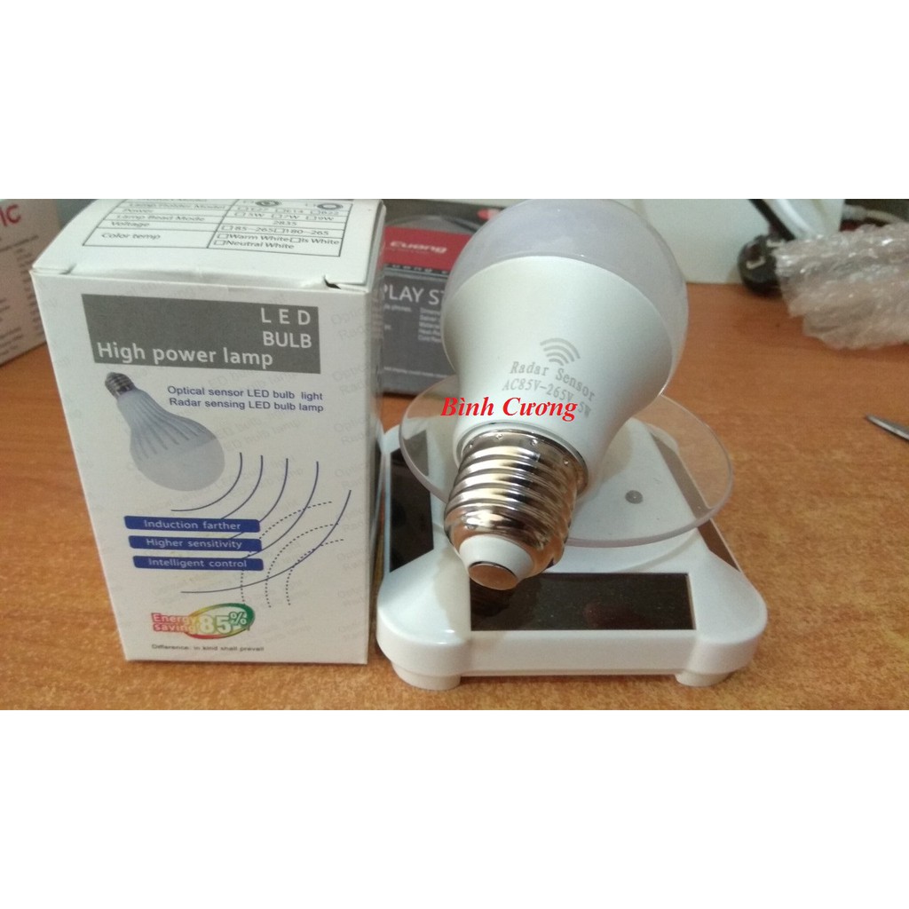 Bóng đèn Radar cảm ứng thông minh tự động bật tắt 5W