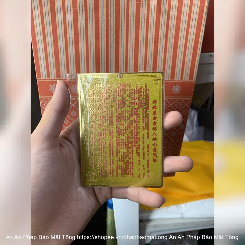 Thẻ Bài Văn Thù Cửu Cung Bát Quái