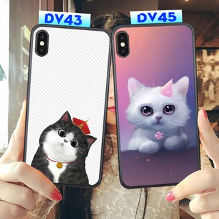 ỐP lưng điện thoại cho Iphone X / XS / XS MAX chất liệu UV in hình chó mèo cute