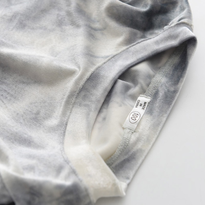 Bộ quần áo BEAR LEADER 2 món vải nhung in chữ thời trang xuân cho trẻ em