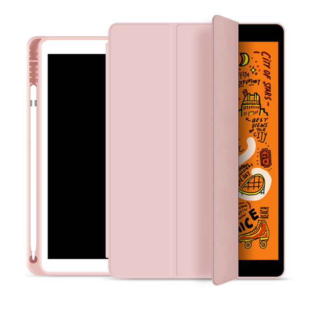 Bao Da Có Chức Năng Đỡ Bút Cảm Ứng Cho Ipad 10.2 2020 8th Gen 7th 6th 5th Air 4th 2020 Pro 11 9.7 2018 Air 3 2 Mini