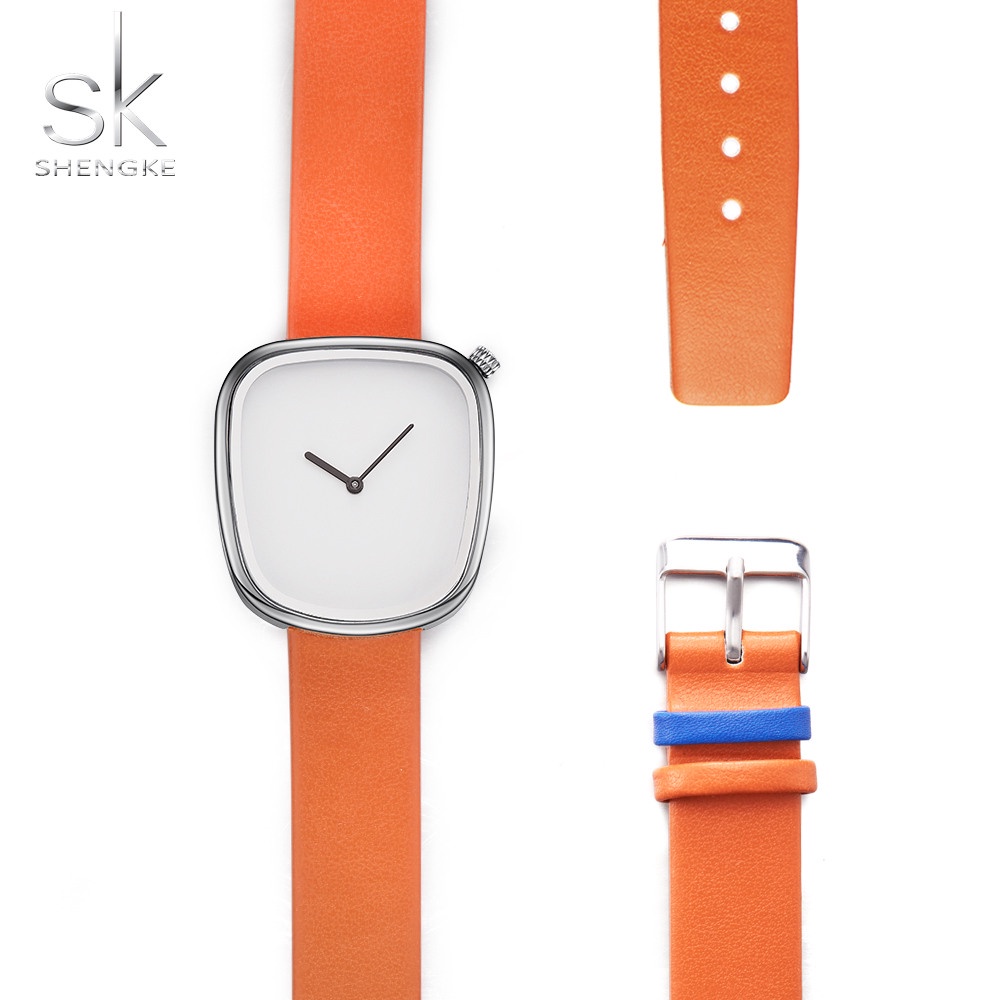 Đồng Hồ Đeo Tay SINOBI Thạch Anh Thiết Mặt Hình Vuông Không Đều Bốn Màu Dành Cho Nữ | BigBuy360 - bigbuy360.vn