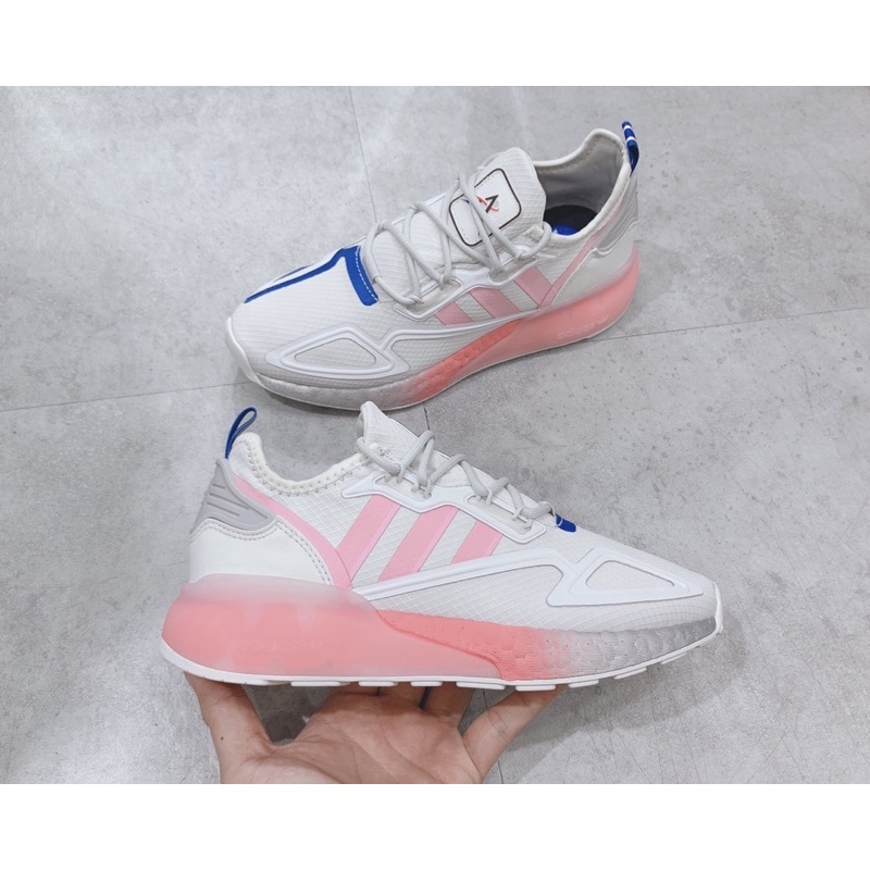 Giày thể thao Sneaker Adidas ZX2K Boost x NASA màu Silver Pink