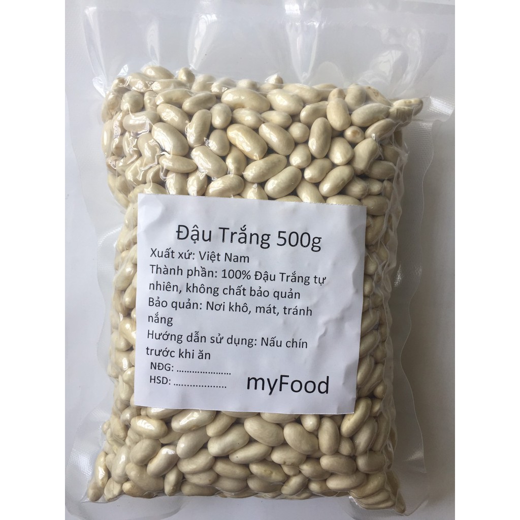 500g1kg Đậu Trắng To /Đỗ Trắng To / Đậu Tây Trắng / Đậu Thận Trắng