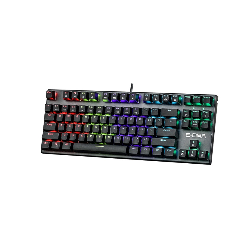 Bàn phím Edra EK3087 V2 Switch Blue/Brown/Red (USB/Outemu/Led Rainbow)