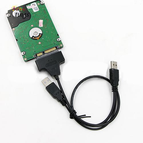 Dây Cáp Chuyển Đổi Usb 2.0 Sang 2.5Inch 22 7 + 15 Serial Ata Sata 2.0 Hdd / Ssd | BigBuy360 - bigbuy360.vn