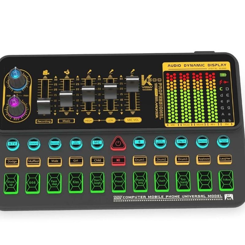Soundcard K500 hỗ trợ Livestream, Karaoke, ...