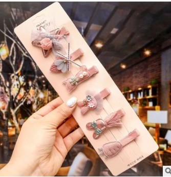 Set 6 Kẹp Tóc Kiểu Hoạt Hình Đáng Yêu Cho Bé Gái