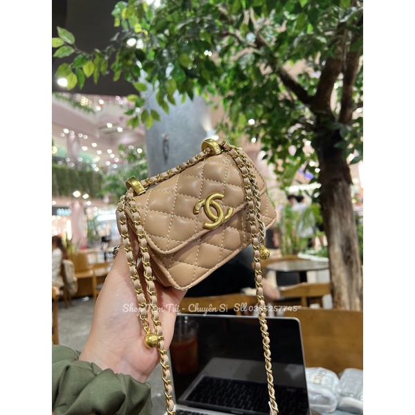 Túi xách cha n el 2 chuông hot hit ảnh thật shop chụp