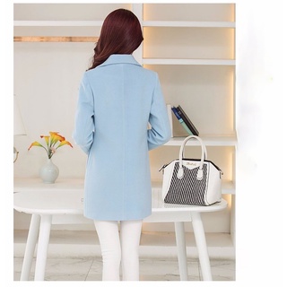 Áo khoác dạ nữ đứng form Style Hàn Quốc