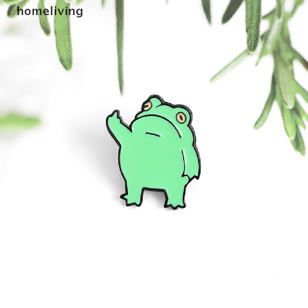 Ghim Cài Áo Hình Chú Ếch Tráng Men Độc Đáo