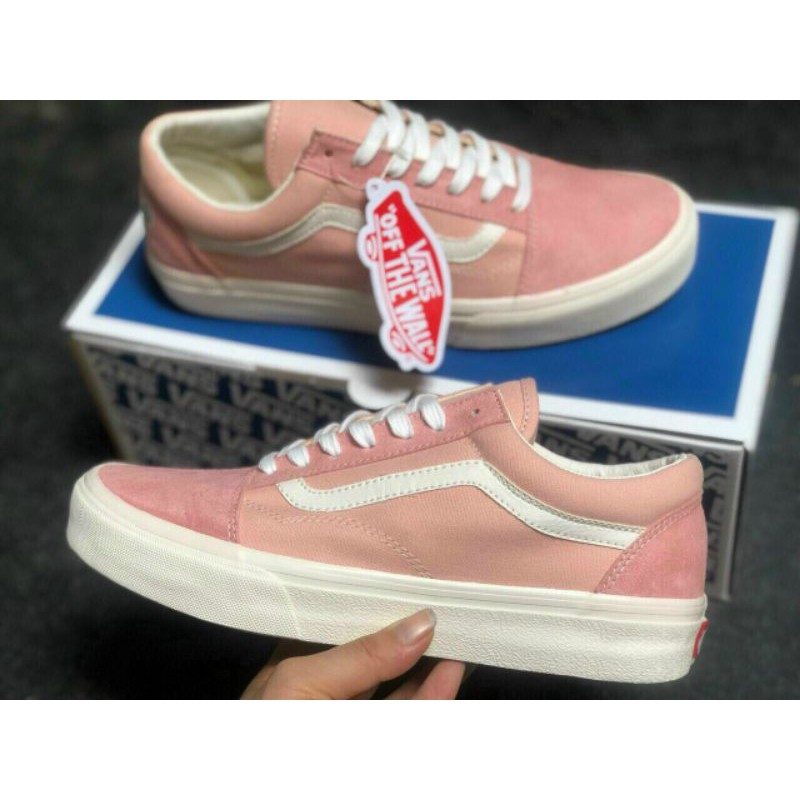 Giày Vans Nam/Nữ Da xám sọc đủ màu
