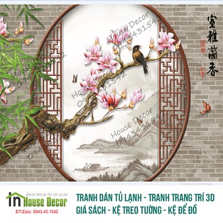 Tranh dán tường cửa sổ phong cảnh - tranh 3d phòng khách - tranh dán tường khung cảnh cửa sổ - cs76