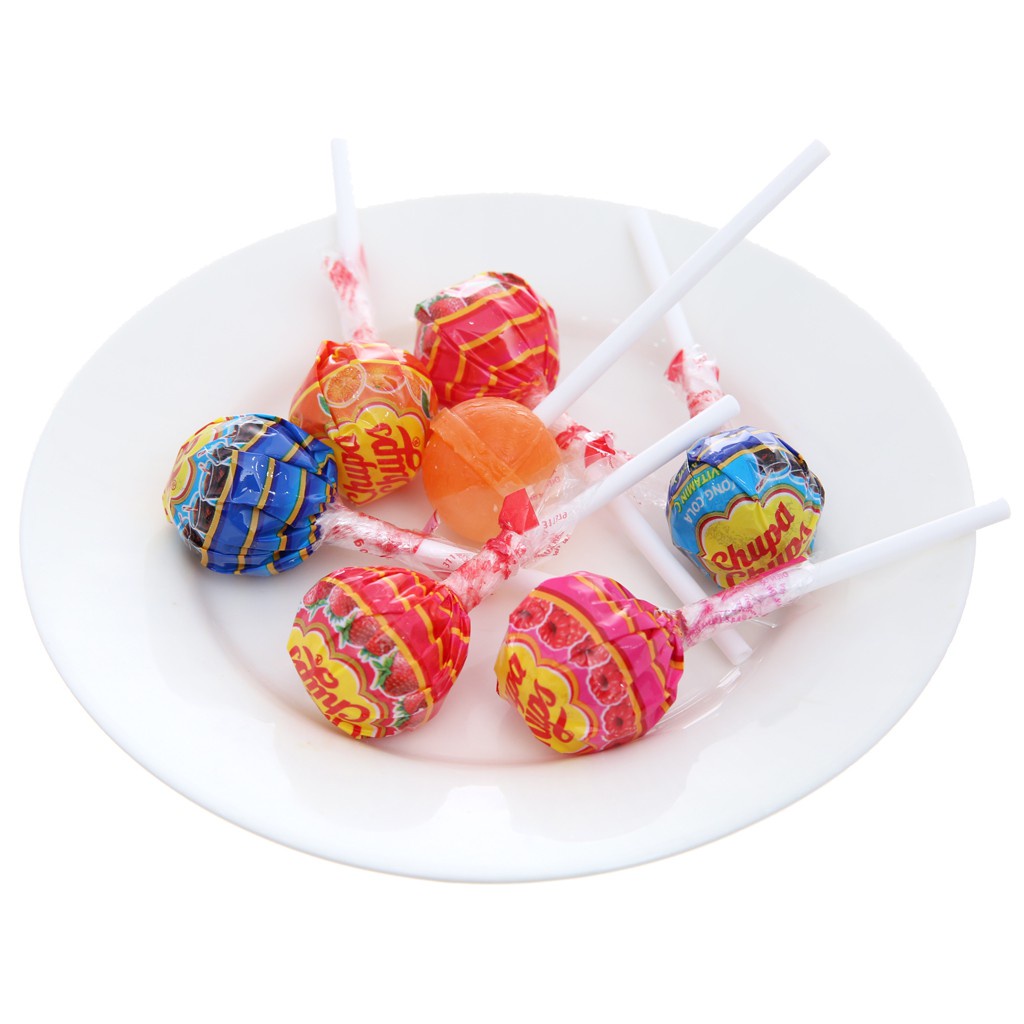 [GÓI 60 Que] Kẹo Mút Chupa Chups Vị Dâu Kem 600gr NCFOOD
