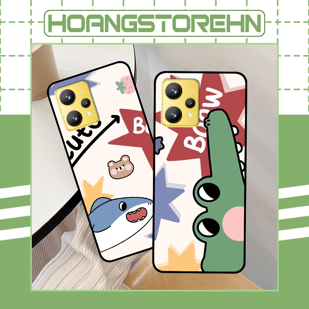 Ốp Realme 9 4G / 9i / 9 Pro in hình cá mập, khủng long dễ thương, cute (T01 - T06)