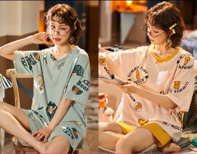 159k 2 bộ đồ ngủ váy ngủ đồ mặc nhà siêu xinh xắn | BigBuy360 - bigbuy360.vn