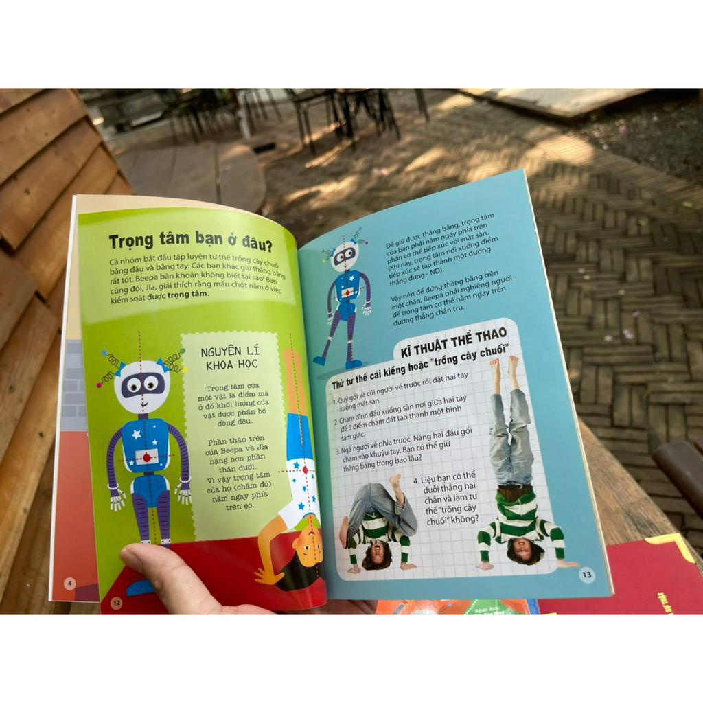 Sách - (Combo trọn bộ 4 cuốn) Nguyên lí khoa học trong thể thao - Alix Wood - Tiến Táy Máy dịch - NXB Kim Đồng – bìa mềm