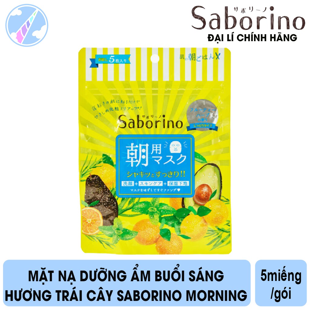 Mặt Nạ Dưỡng Ẩm Buổi Sáng Saborino Morning Facial Sheet Mask