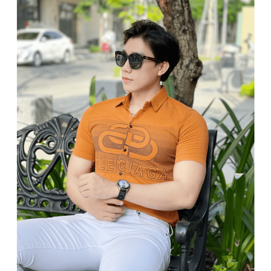 (HCM) ÁO SƠ MI NAM NGẮN TAY ĐŨI THỜI TRANG NAM NAM TÍNH - THỜI TRANG LUXURY ĐẲNG CẤP  HOT NHÂT