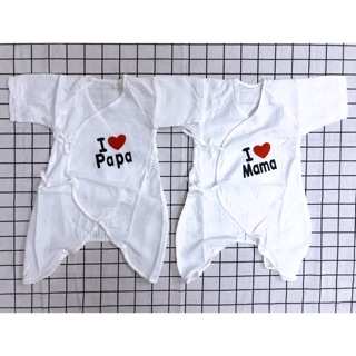 Bộ body I love Mama & I love Papa