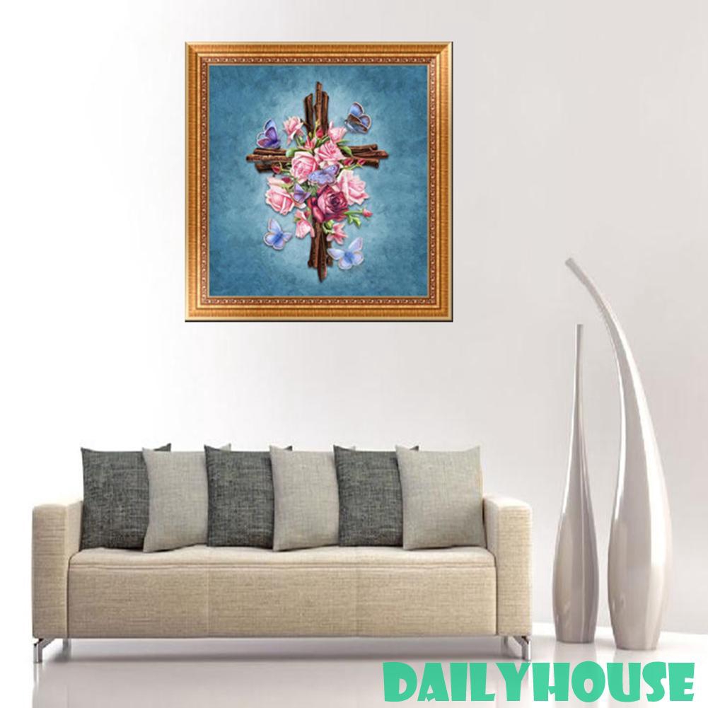 Tranh Thêu Hoa Kim Cương 5d