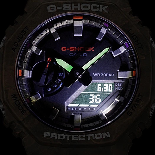 Đồng Hồ Casio Nam Dây Nhựa GSHOCK GA-2100FR-5A Chính Hãng