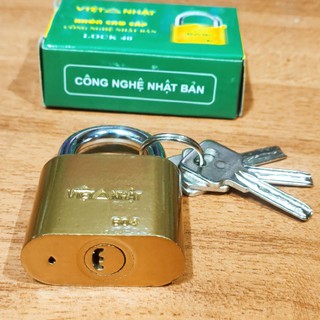 [VN40] Ổ khoá VIỆT NHẬT cao cấp 40mm
